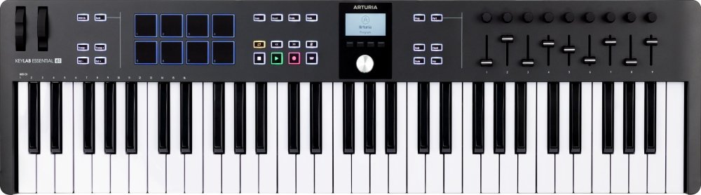 ARTURIA Keylab Essential 61 Mk3 Schwarz